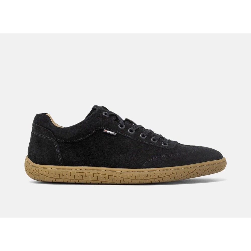 Piloti Shift Asphalt Mens Size 11.5 Black Suede Driving Shoes Racing Sneakers